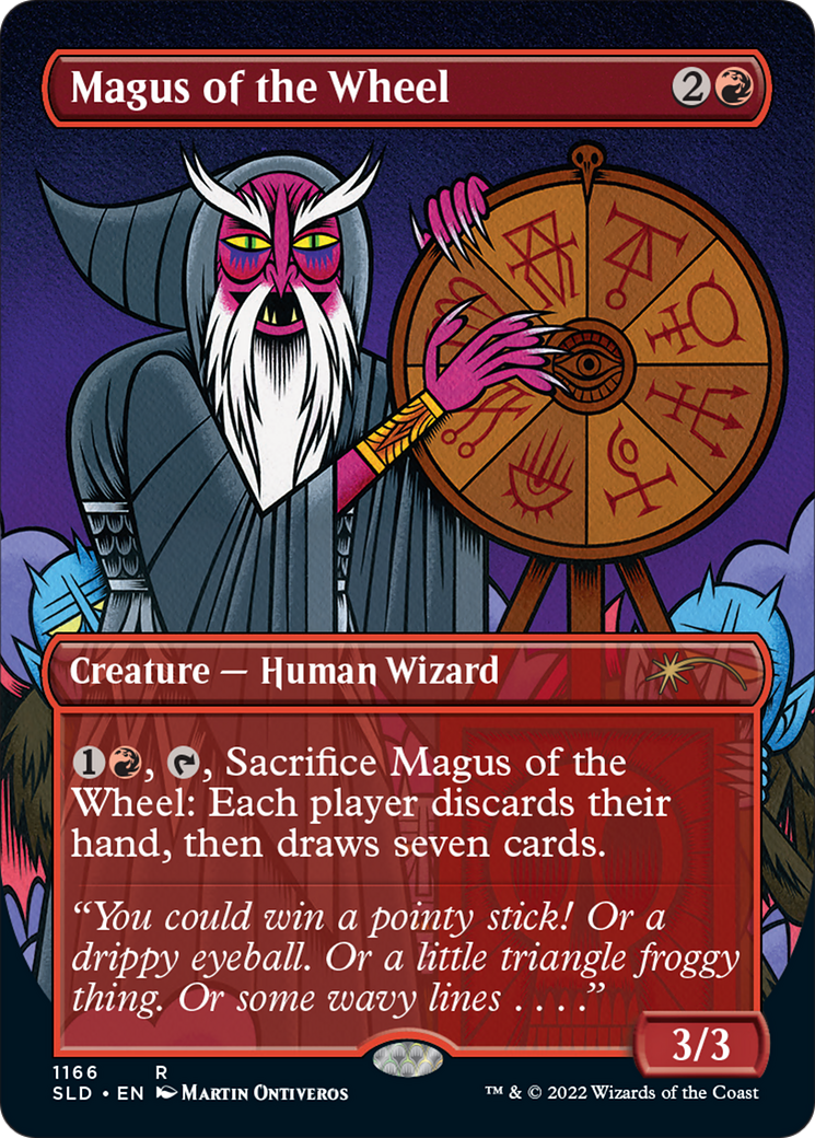 Magus of the Wheel (Borderless) [Secret Lair Drop Series] | Galaxy Games LLC