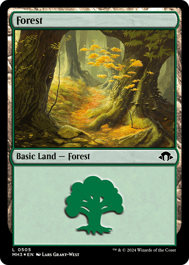 Forest (0505) (Ripple Foil) [Modern Horizons 3] | Galaxy Games LLC