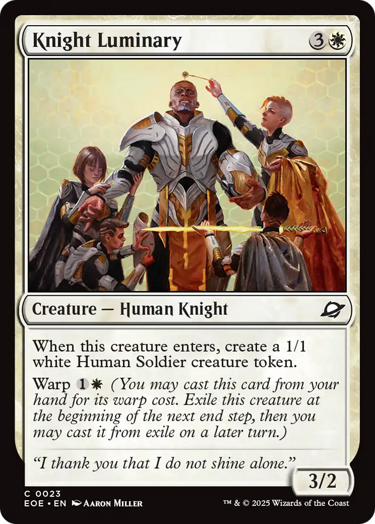 Knight Luminary [Edge of Eternities] | Galaxy Games LLC