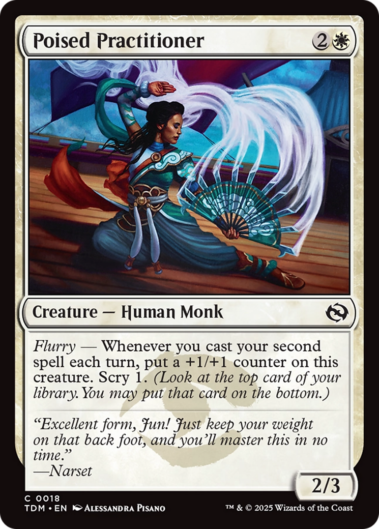 Poised Practitioner [Tarkir: Dragonstorm] | Galaxy Games LLC