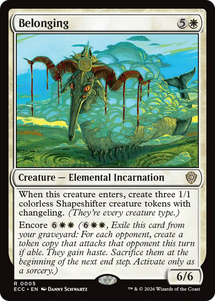 Belonging [Lorwyn Eclipsed Commander] | Galaxy Games LLC