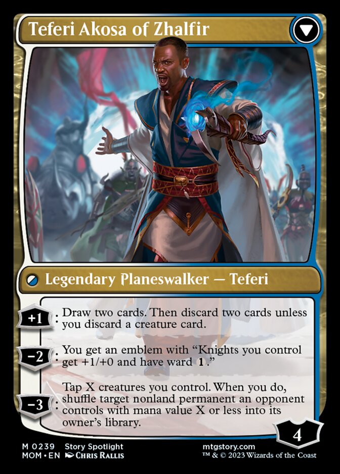 Invasion of New Phyrexia // Teferi Akosa of Zhalfir [March of the Machine] | Galaxy Games LLC