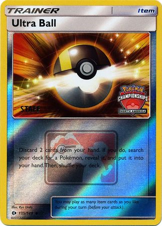 Ultra Ball (135/149) (NA Championship Promo Staff) [Sun & Moon: Base Set] | Galaxy Games LLC