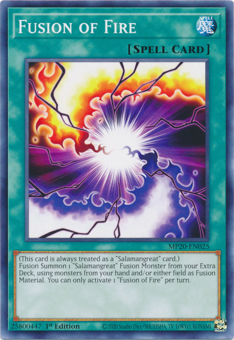 Fusion of Fire [MP20-EN025] Common | Galaxy Games LLC