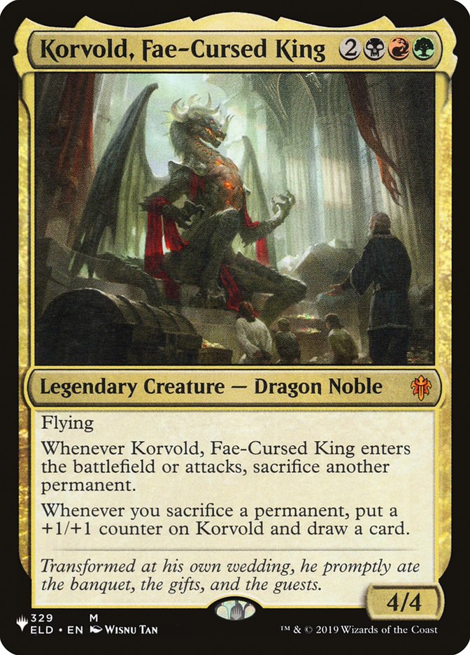 Korvold, Fae-Cursed King [The List] | Galaxy Games LLC