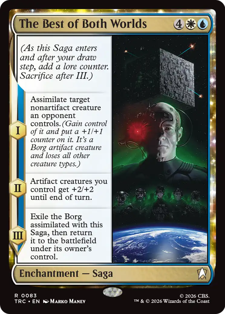 The Best of Both Worlds (Surge Foil) [Star Trek Commander] | Galaxy Games LLC