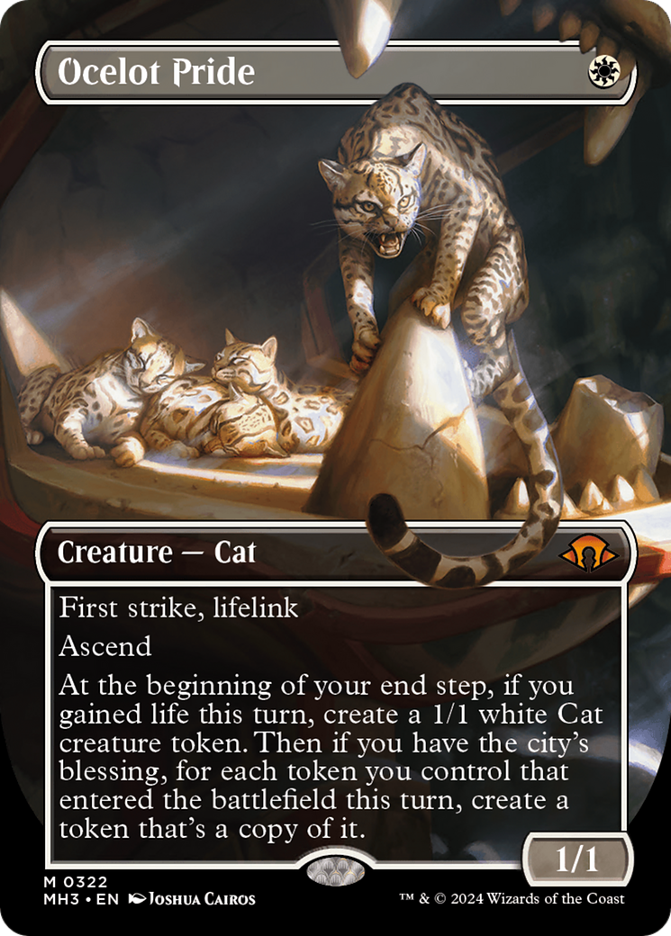 Ocelot Pride (Borderless) [Modern Horizons 3] | Galaxy Games LLC