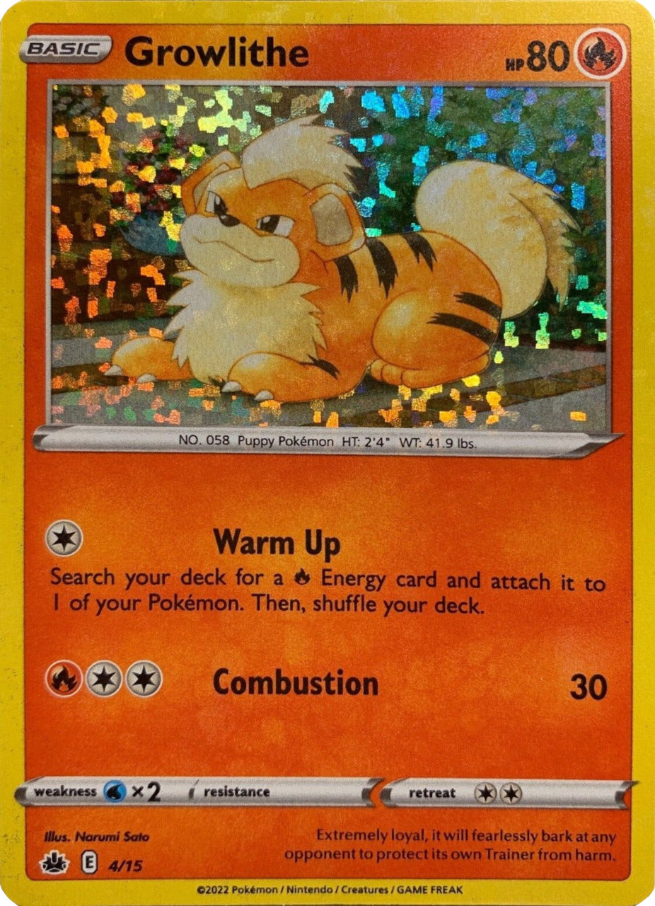 Growlithe (4/15) [McDonald's Promos: Match Battle] | Galaxy Games LLC