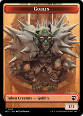 Tarmogoyf // Goblin Double-Sided Token [Modern Horizons 3 Commander Tokens] | Galaxy Games LLC
