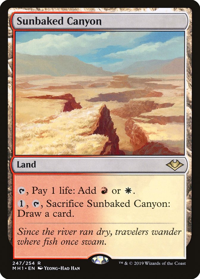 Sunbaked Canyon [Modern Horizons] | Galaxy Games LLC