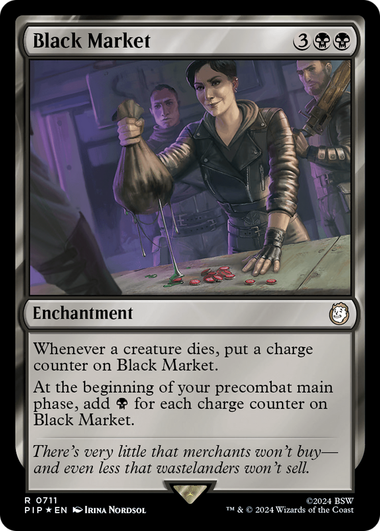 Black Market (Surge Foil) [Fallout] | Galaxy Games LLC