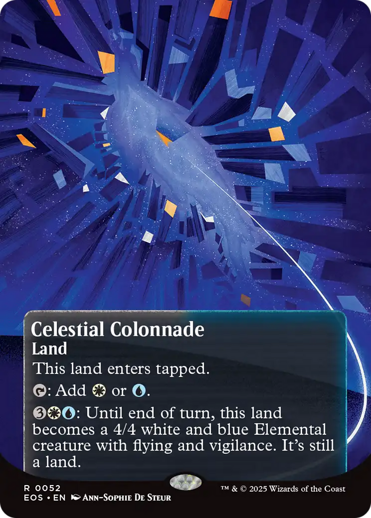 Celestial Colonnade (0052) (Borderless) [Edge of Eternities: Stellar Sights] | Galaxy Games LLC