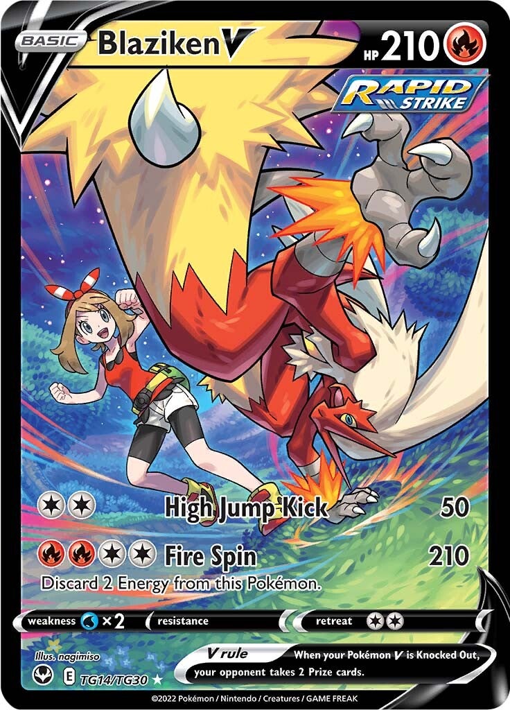 Blaziken V (TG14/TG30) [Sword & Shield: Silver Tempest] | Galaxy Games LLC