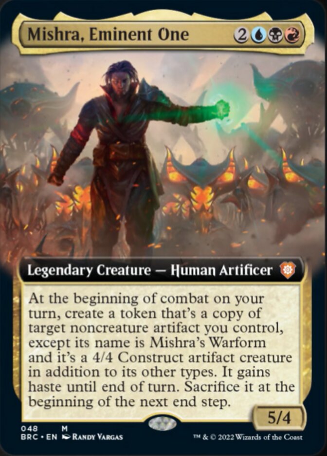 Mishra, Eminent One (Extended Art) [The Brothers' War Commander] | Galaxy Games LLC