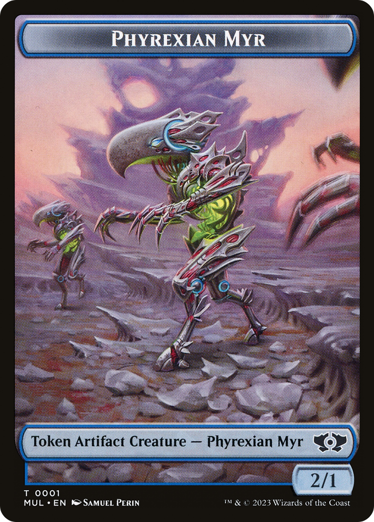 Phyrexian Myr // Phyrexian Hydra (11) Double-Sided Token [March of the Machine Tokens] | Galaxy Games LLC