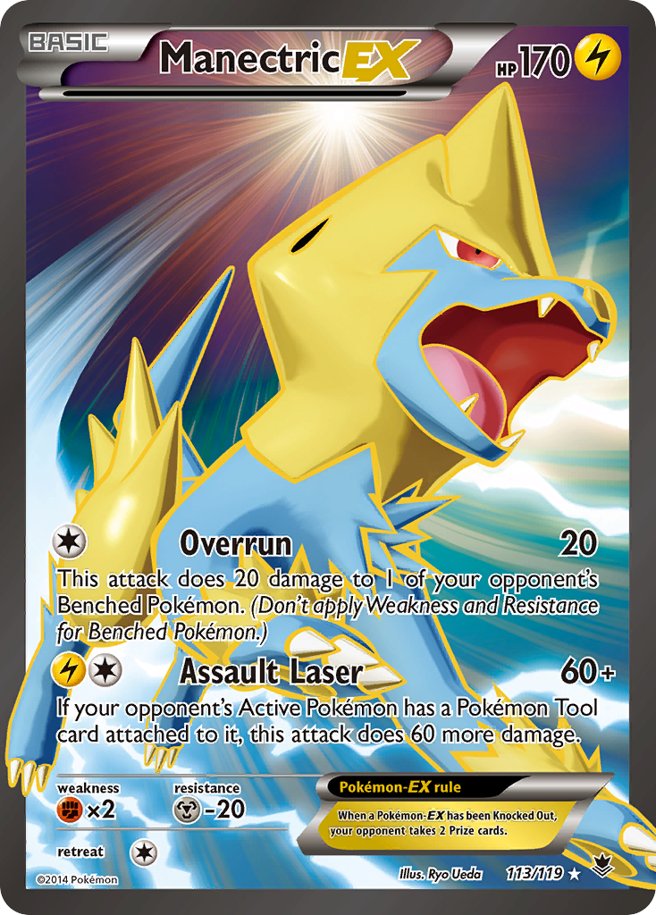 Manectric EX (113/119) [XY: Phantom Forces] | Galaxy Games LLC
