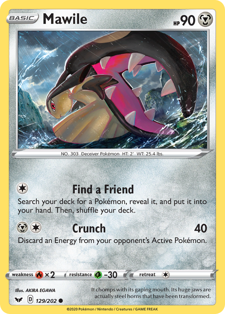 Mawile (129/202) [Sword & Shield: Base Set] | Galaxy Games LLC