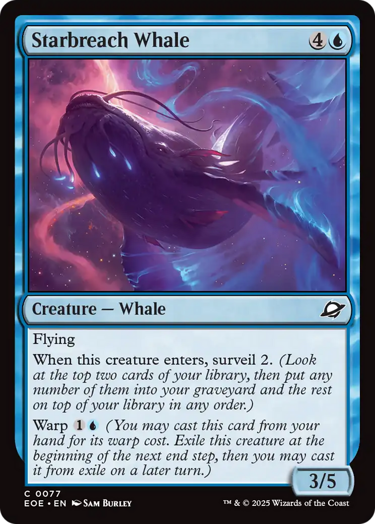Starbreach Whale [Edge of Eternities] | Galaxy Games LLC