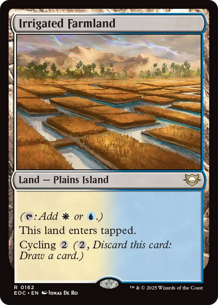 Irrigated Farmland [Edge of Eternities Commander] | Galaxy Games LLC