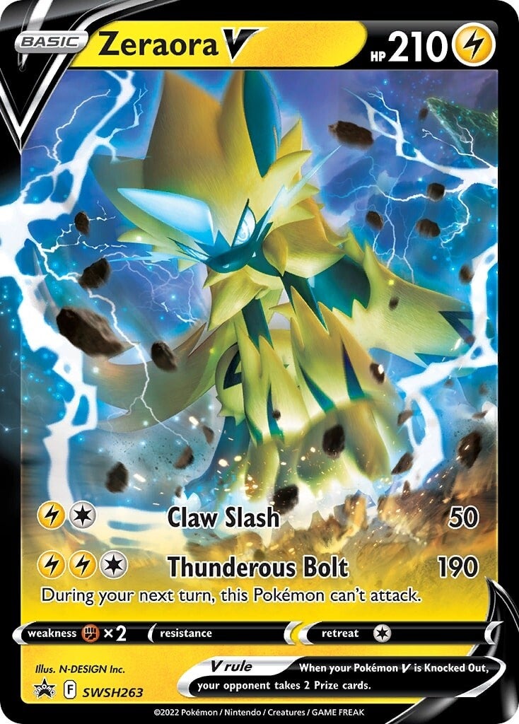 Zeraora V (SWSH263) [Sword & Shield: Black Star Promos] | Galaxy Games LLC