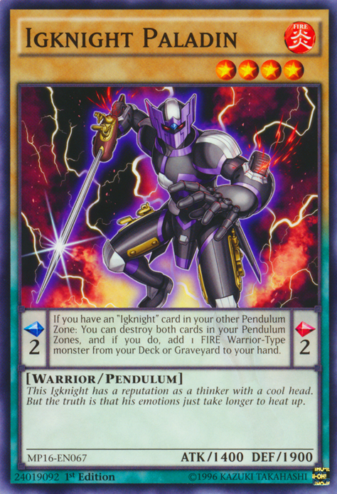 Igknight Paladin [MP16-EN067] Common | Galaxy Games LLC