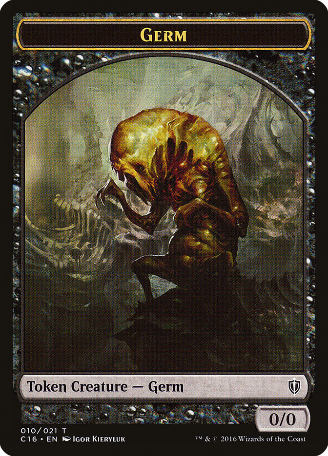 Germ // Spirit (006) Double-Sided Token [Commander 2016 Tokens] | Galaxy Games LLC