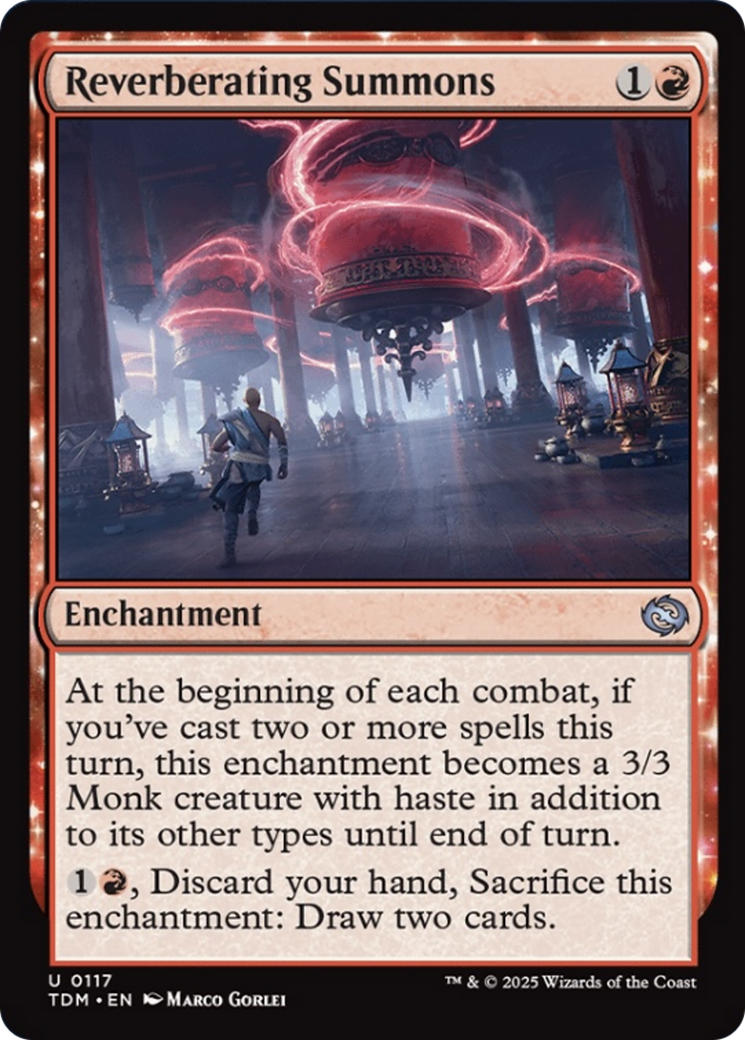 Reverberating Summons [Tarkir: Dragonstorm] | Galaxy Games LLC