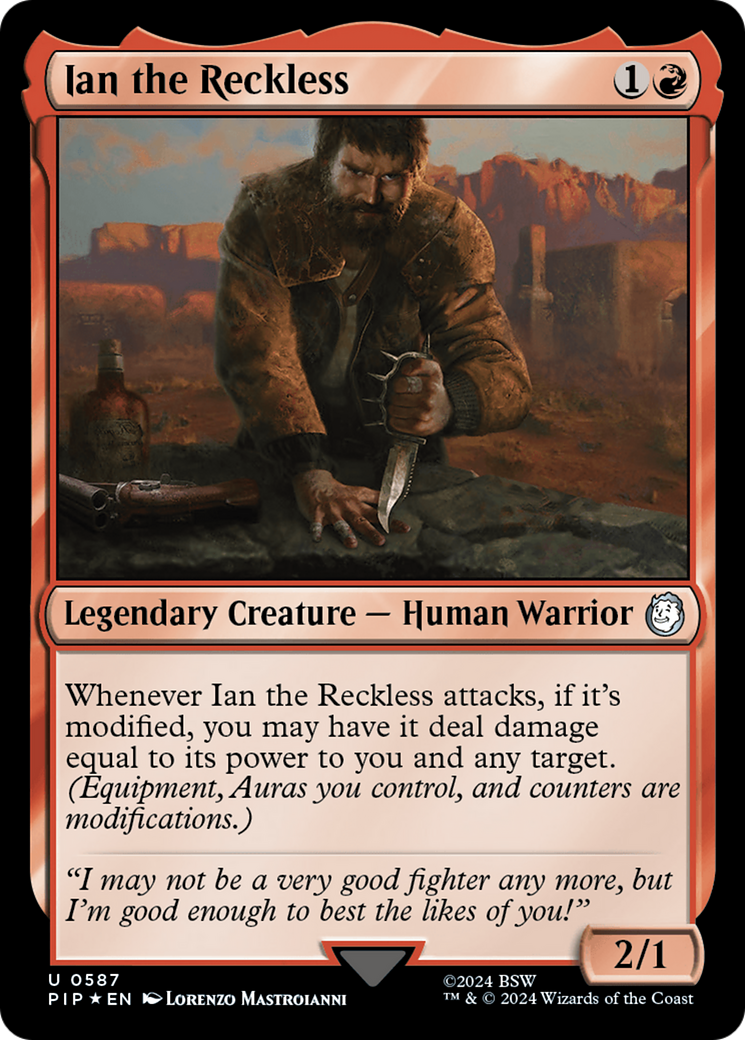 Ian the Reckless (Surge Foil) [Fallout] | Galaxy Games LLC