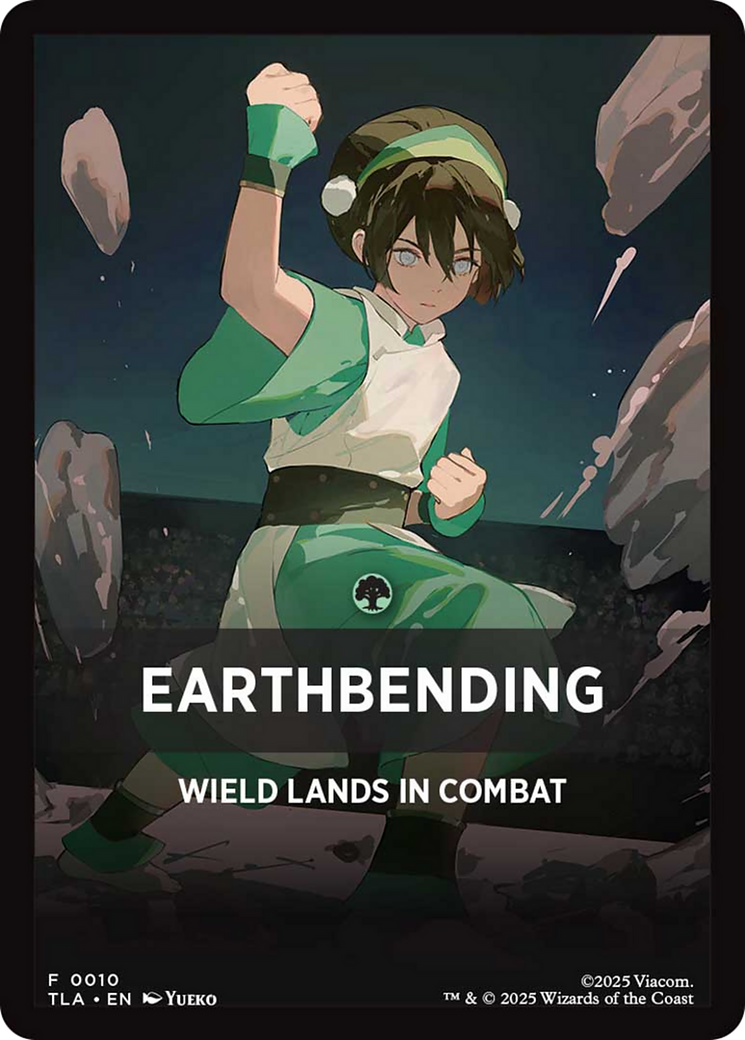 Earthbending Theme Card [Avatar: The Last Airbender] | Galaxy Games LLC