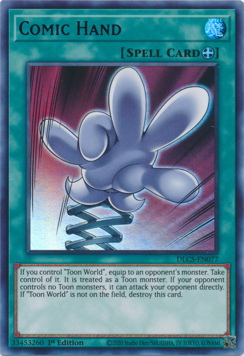 Comic Hand (Purple) [DLCS-EN077] Ultra Rare | Galaxy Games LLC