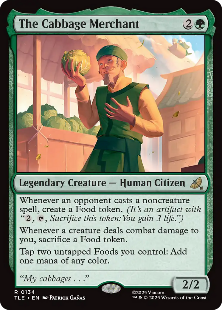 The Cabbage Merchant [Avatar: The Last Airbender: Eternal-Legal] | Galaxy Games LLC