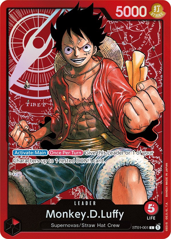 Monkey.D.Luffy (001) [Starter Deck: Straw Hat Crew] | Galaxy Games LLC