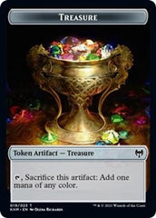 Treasure // Demon Berserker Double-Sided Token [Kaldheim Tokens] | Galaxy Games LLC