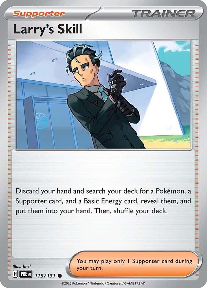 Larry's Skill (115/131) [Scarlet & Violet: Prismatic Evolutions] | Galaxy Games LLC