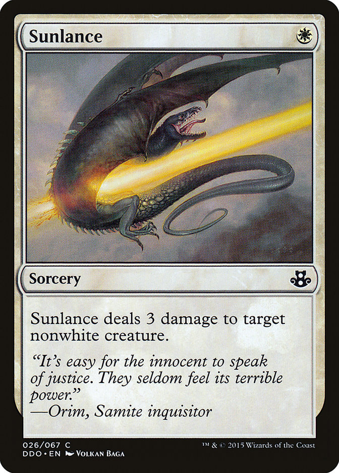 Sunlance [Duel Decks: Elspeth vs. Kiora] | Galaxy Games LLC