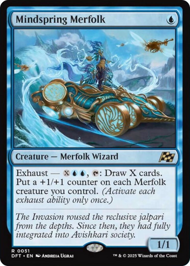 Mindspring Merfolk [Aetherdrift] | Galaxy Games LLC