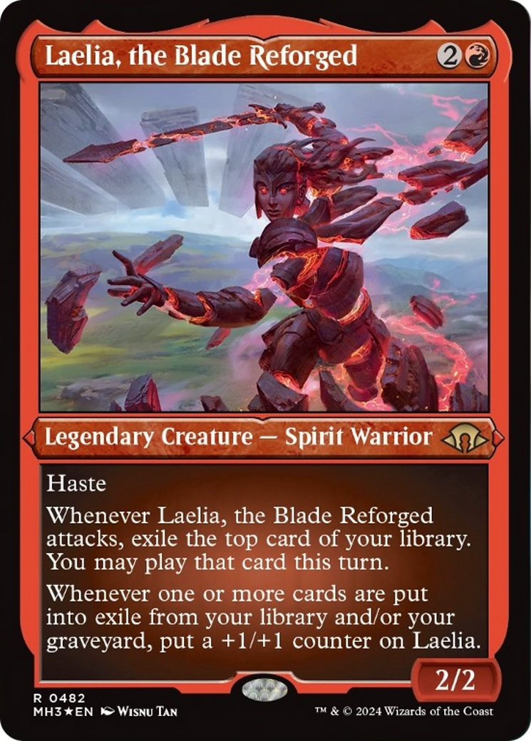 Laelia, the Blade Reforged (Foil Etched) [Modern Horizons 3] | Galaxy Games LLC