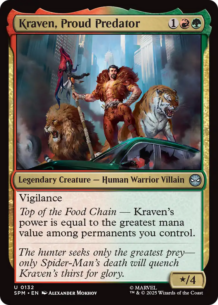 Kraven, Proud Predator [Marvel's Spider-Man] | Galaxy Games LLC