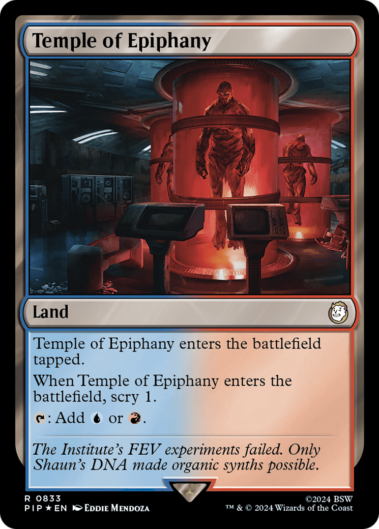 Temple of Epiphany (Surge Foil) [Fallout] | Galaxy Games LLC