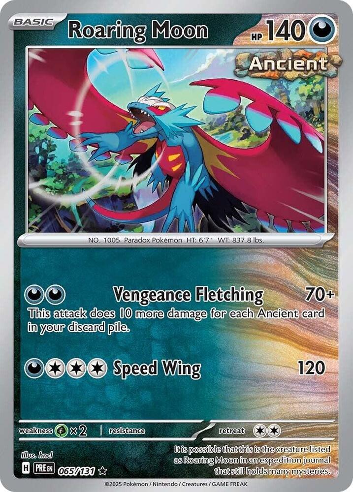 Roaring Moon (065/131) [Scarlet & Violet: Prismatic Evolutions] | Galaxy Games LLC