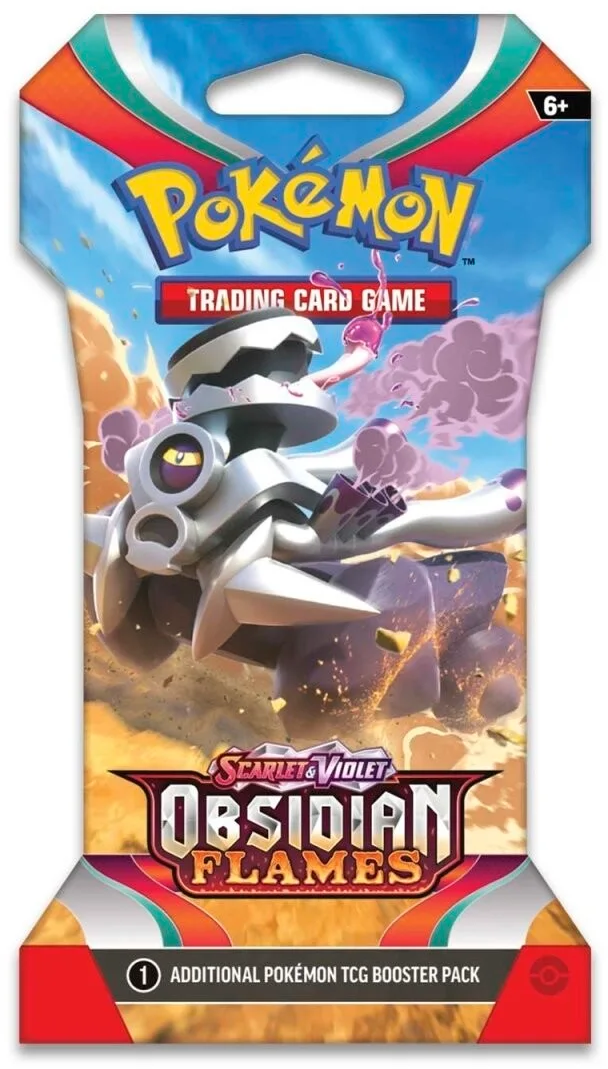 Scarlet & Violet: Obsidian Flames - Sleeved Booster Pack | Galaxy Games LLC