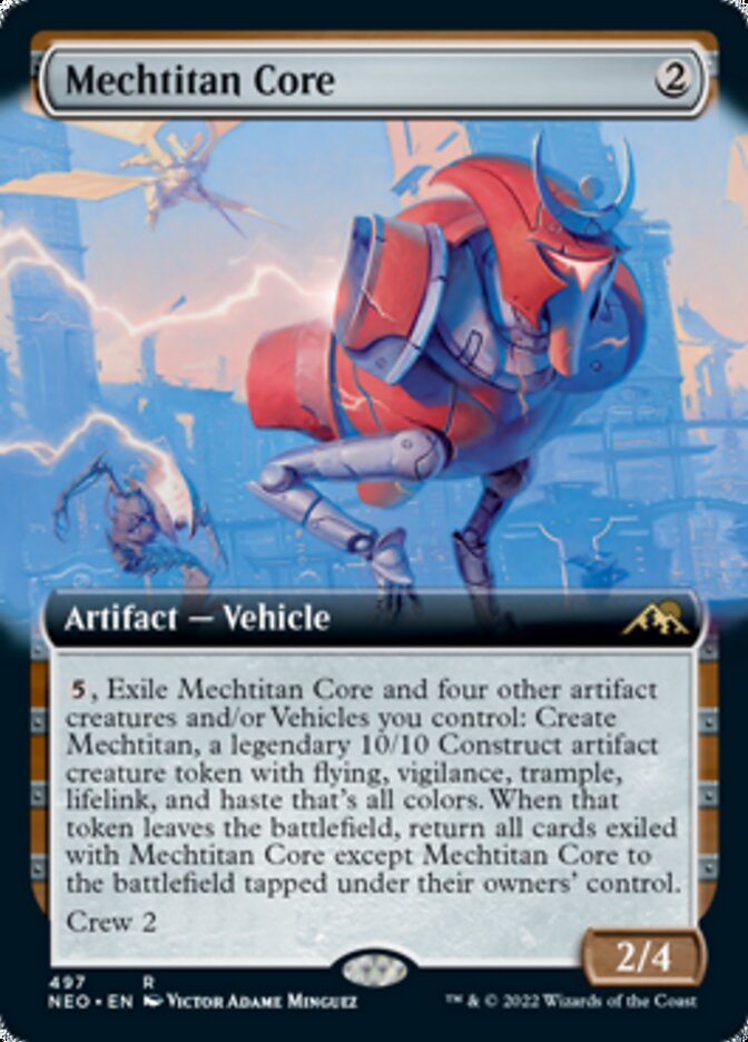 Mechtitan Core (Extended Art) [Kamigawa: Neon Dynasty] | Galaxy Games LLC