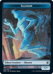 Illusion // Plant Double-Sided Token [Zendikar Rising Tokens] | Galaxy Games LLC