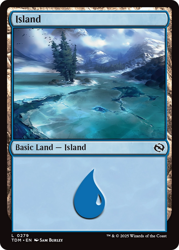 Island (0279) [Tarkir: Dragonstorm] | Galaxy Games LLC
