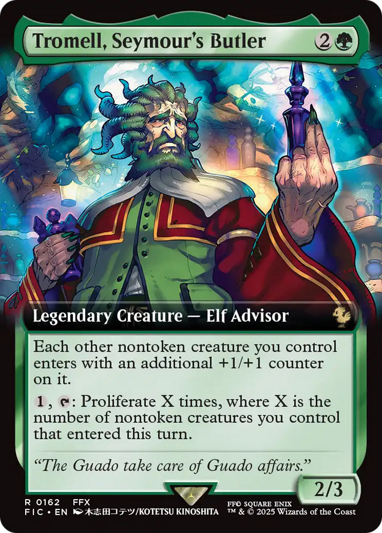 Tromell, Seymour's Butler (Extended Art) [FINAL FANTASY Commander] | Galaxy Games LLC