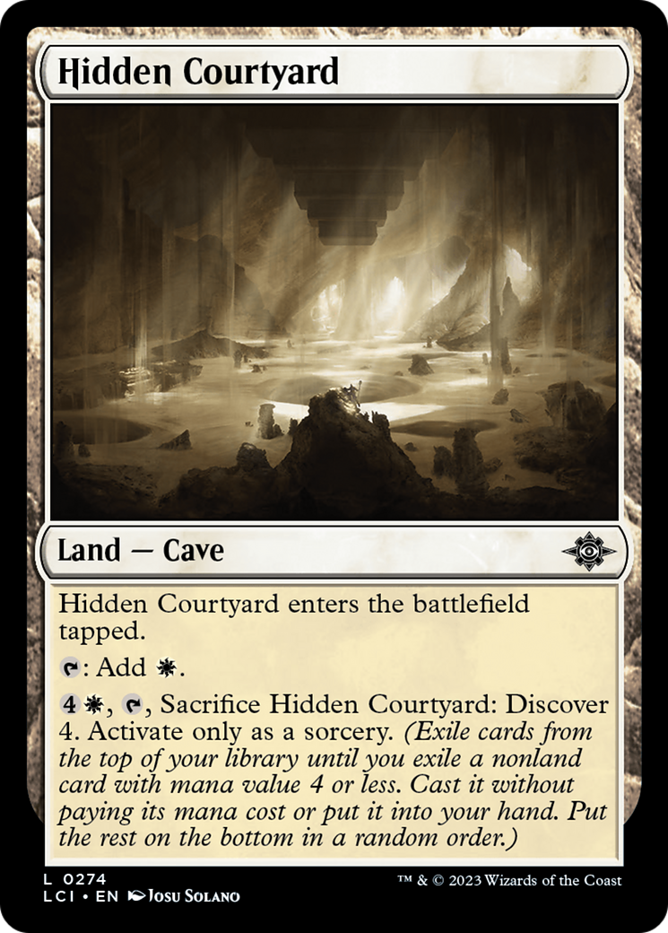 Hidden Courtyard [The Lost Caverns of Ixalan] | Galaxy Games LLC