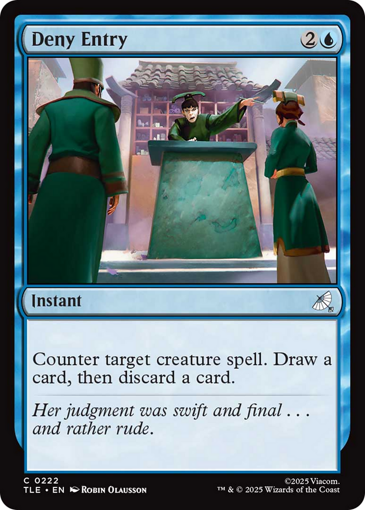 Deny Entry [Avatar: The Last Airbender: Eternal-Legal] | Galaxy Games LLC