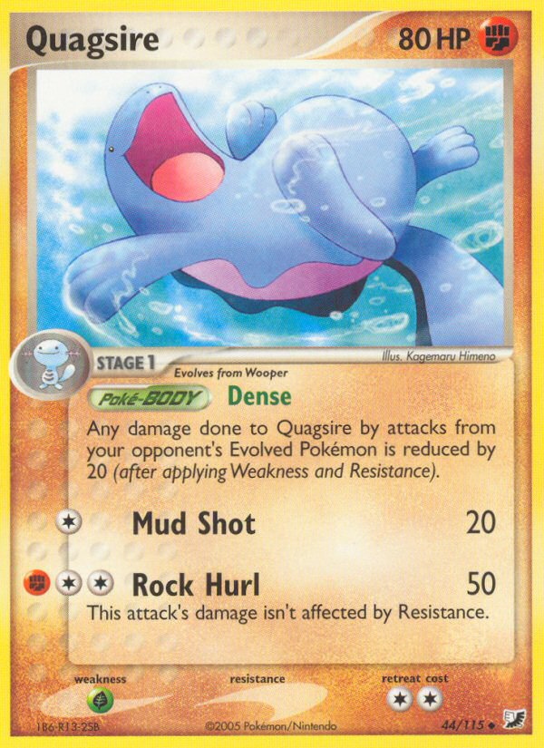 Quagsire (44/115) [EX: Unseen Forces] | Galaxy Games LLC