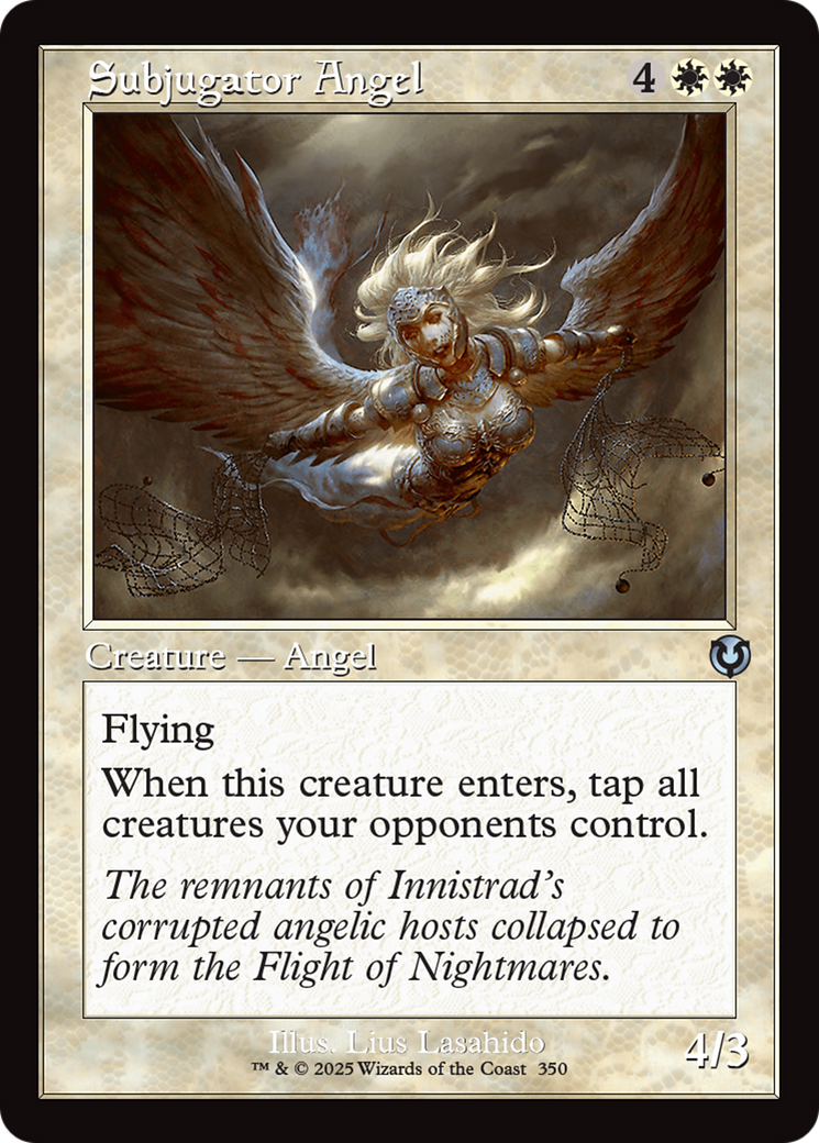 Subjugator Angel (Retro Frame) [Innistrad Remastered] | Galaxy Games LLC