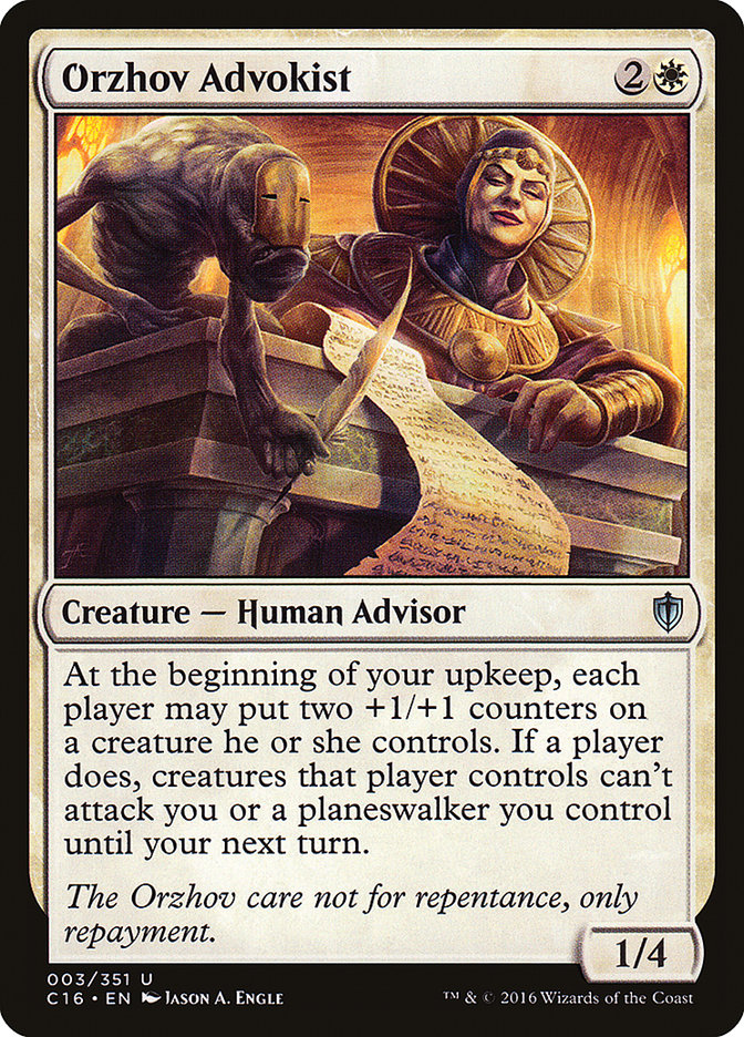 Orzhov Advokist [Commander 2016] | Galaxy Games LLC
